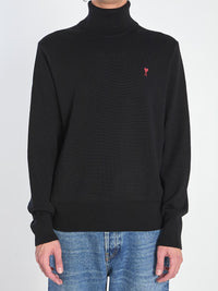 AMI Paris De Coeur Turtleneck Sweater