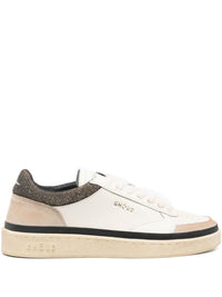 Ghōud 'Pads' Sneakers In White And Brown Leather