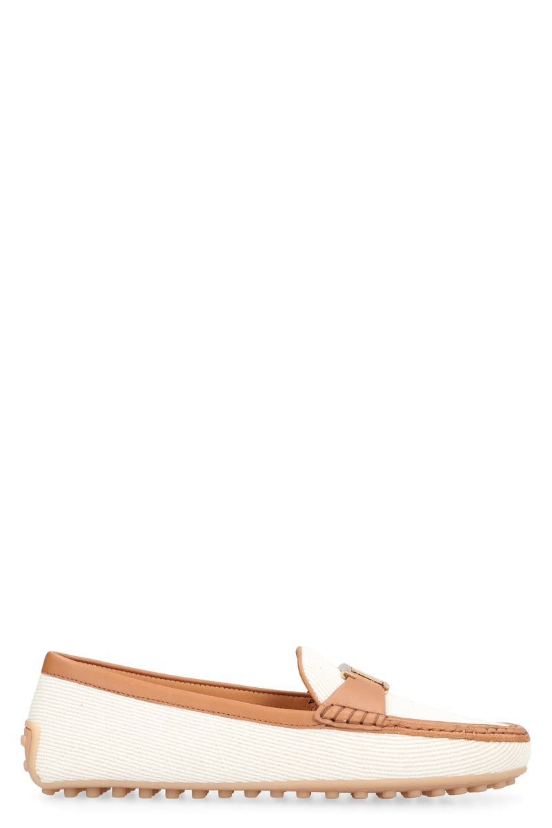 Tod'S City Gommino Fabric Loafers