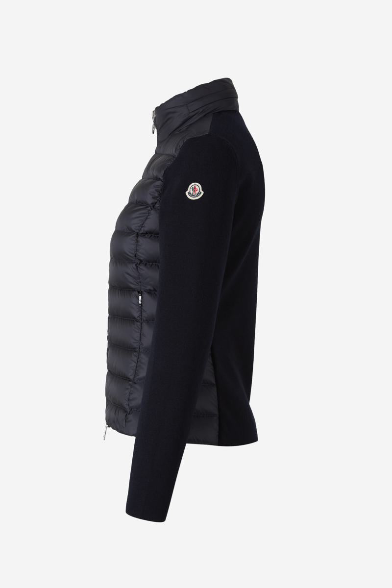 Moncler Wool Quilted Cardigan
