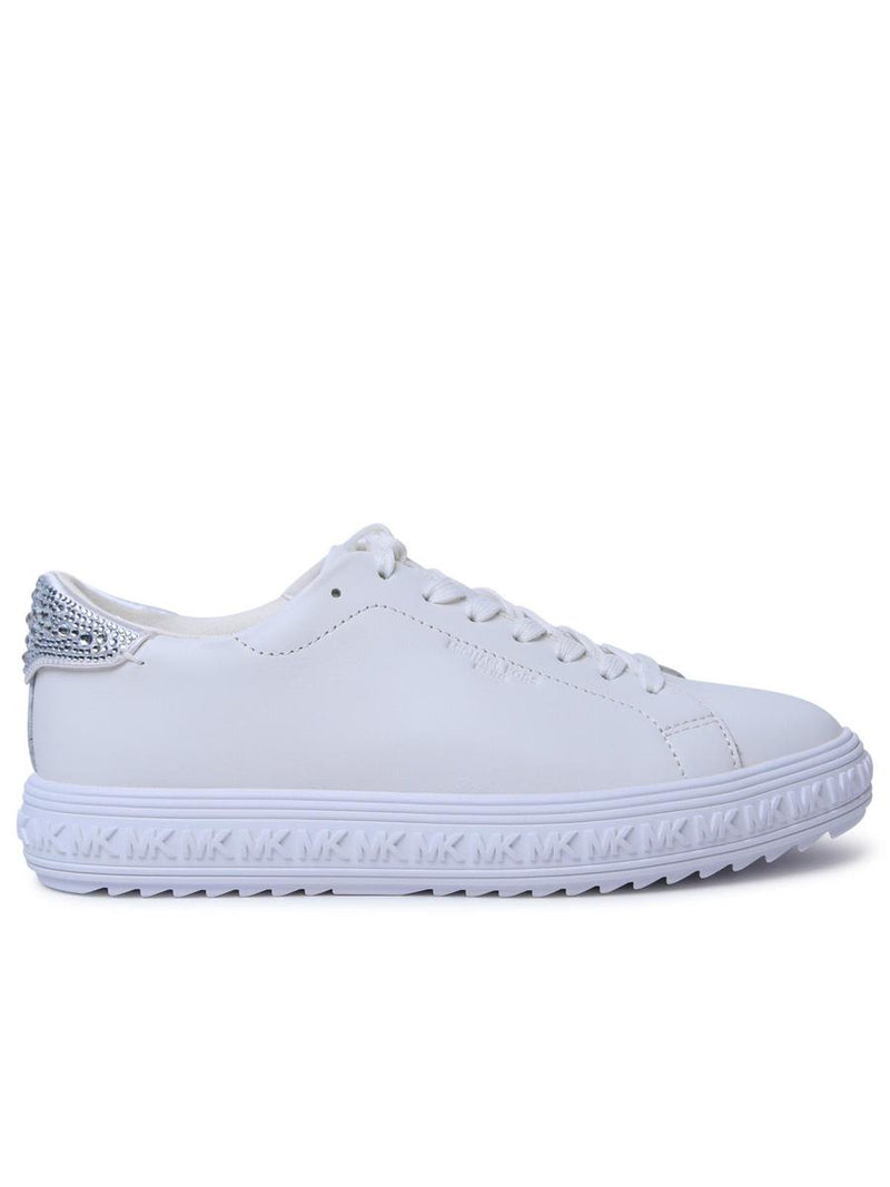 Michael Kors 'Grove' Black Leather Sneakers