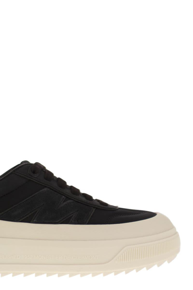 Moncler Moncler Altive - Suede And Nubuck Leather Trainer