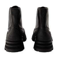 Alexander McQueen Tread Ankle Boots