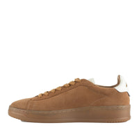 Autry Dallas Low Marshmallow And Cigar Suede Sneakers