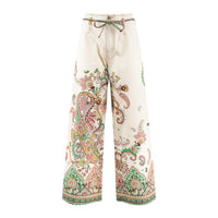 Etro Paisley Print Culotte Jeans