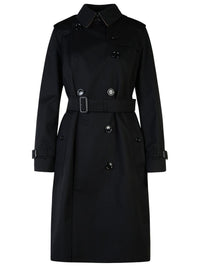 Burberry 'Kensington' Black Polyester Trench Coat