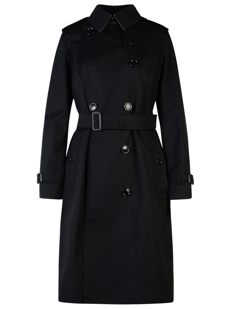 Burberry 'Kensington' Black Polyester Trench Coat