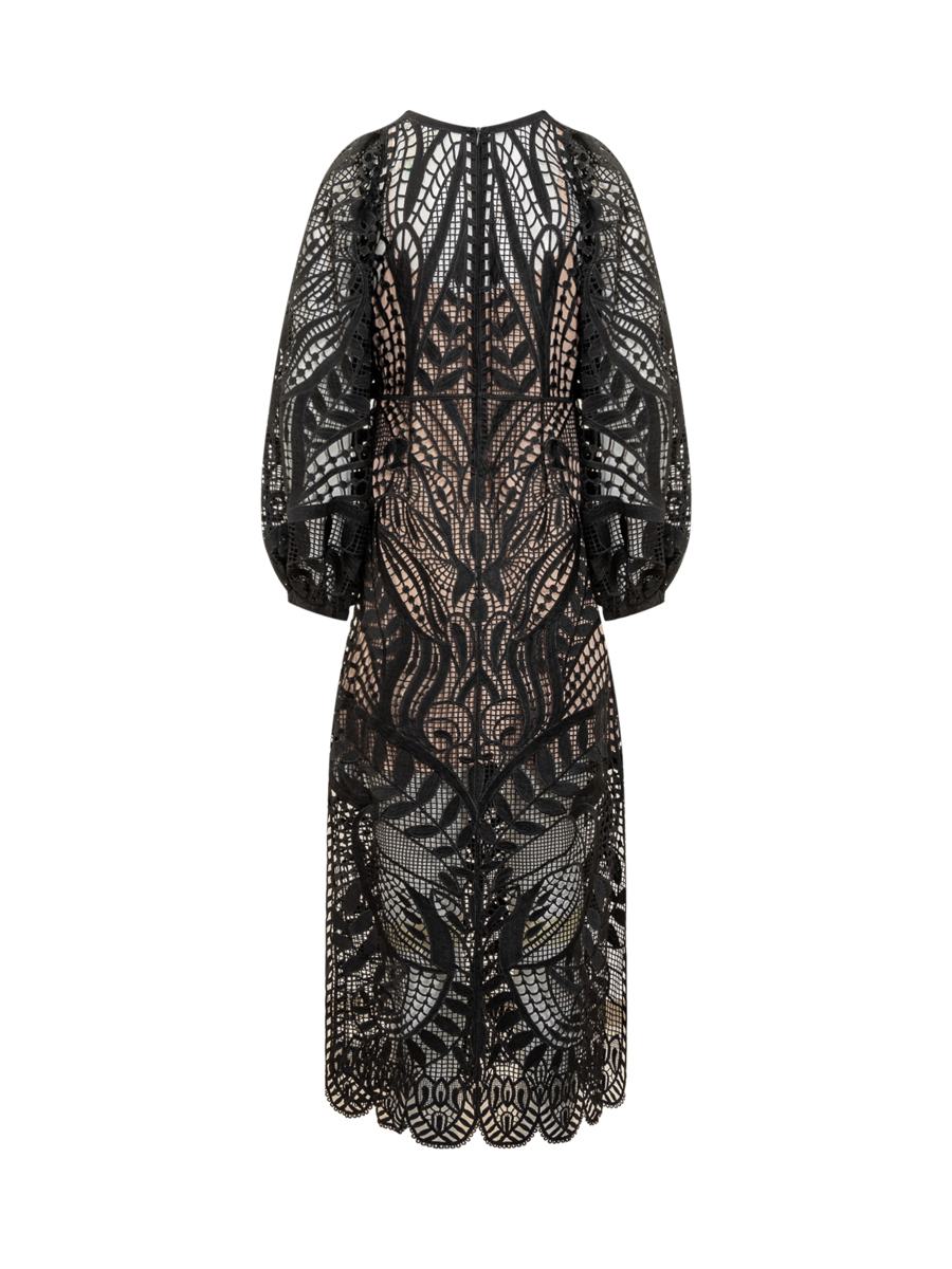 Farm Rio Nature Guipure Dress