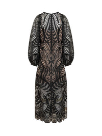 Farm Rio Nature Guipure Dress