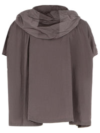 Sportmax 'Barbra' Oversize Coffee Taffeta Trench Coat