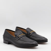 Valentino Garavani Black Leather Loafers