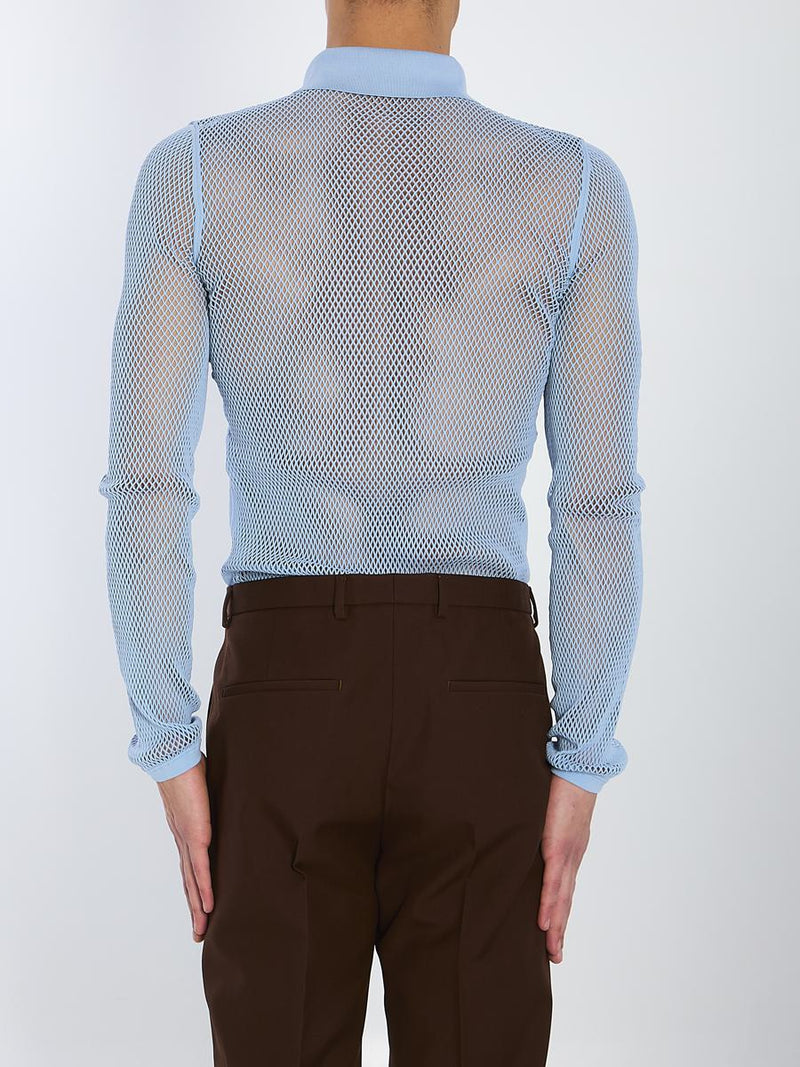 Technical Mesh Polo Shirt