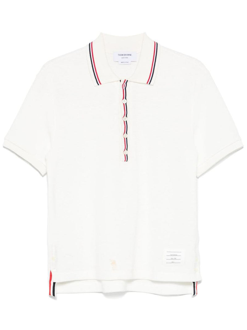 Thom Browne Rwb Cotton Polo Shirt