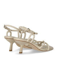 Ash Jess Talc Heeled Sandal