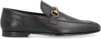 Gucci Jordaan Leather Loafers With Horsebit