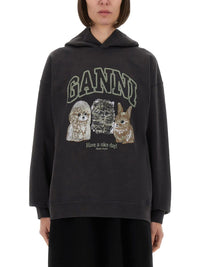 Ganni Oversized "Isoli" Hoodie