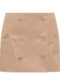 Burberry Gabardine Trench Skirt