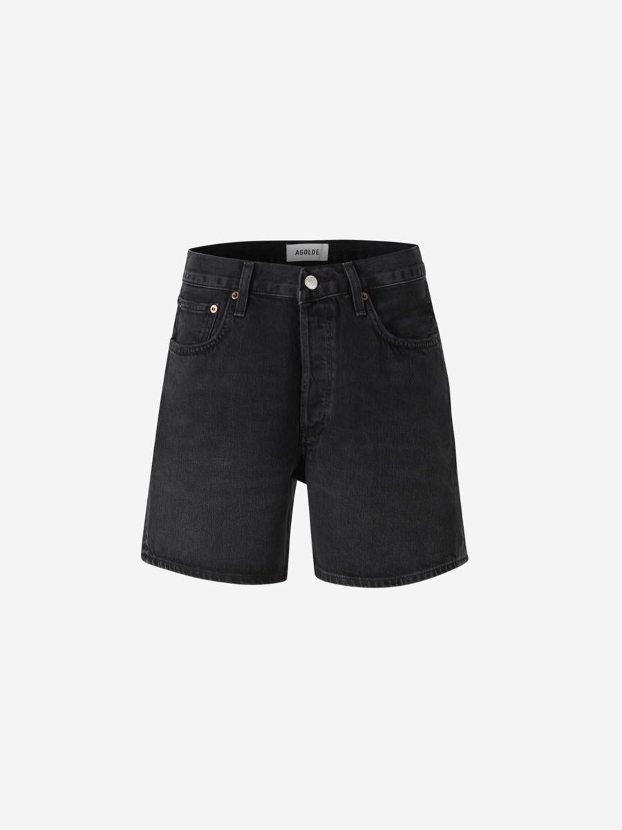 Agolde V-Waist Denim Shorts