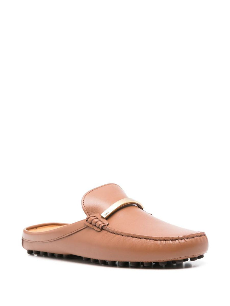 Tod'S Leather Gommino Slippers Shoes