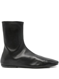Dries Van Noten Leather Sock Booties Shoes