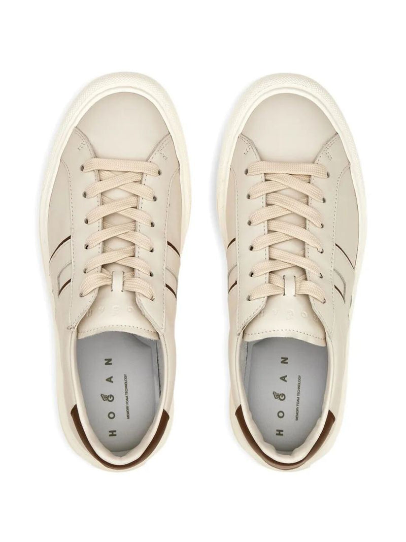 Hogan H691 Smooth Leather Sneakers Shoes