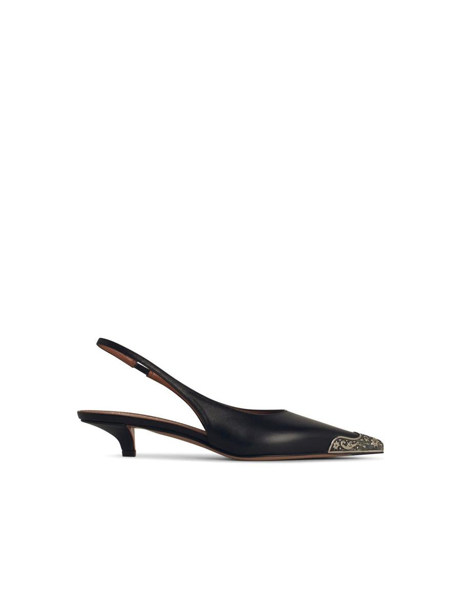 Paris Texas 'Jessica' Leather Slingbacks