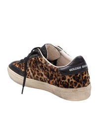 Golden Goose Ponyskin Sneakers With Leopard Print