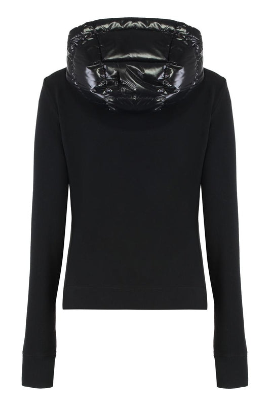 Moncler Grenoble Padded Fleece Hoodie With Zip And Hood