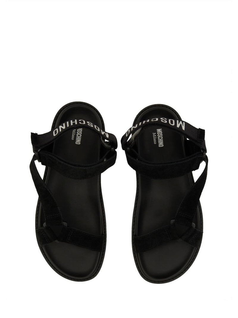 Moschino Sandal With Logo