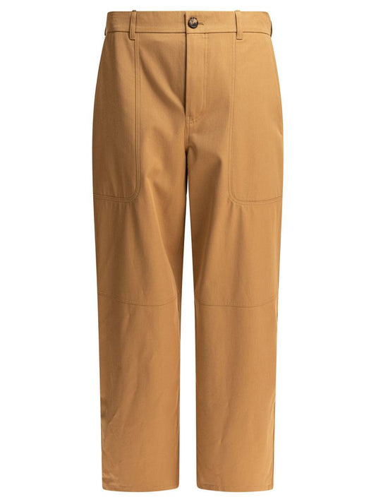Loewe Cotton And Silk Cargo Trousers