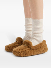 Prada Shearling Driving Shoes