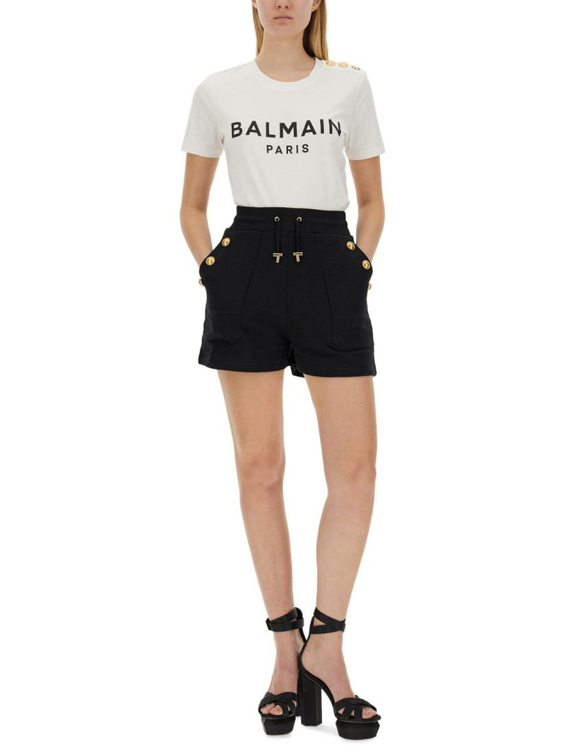 Balmain T-Shirt With Logo