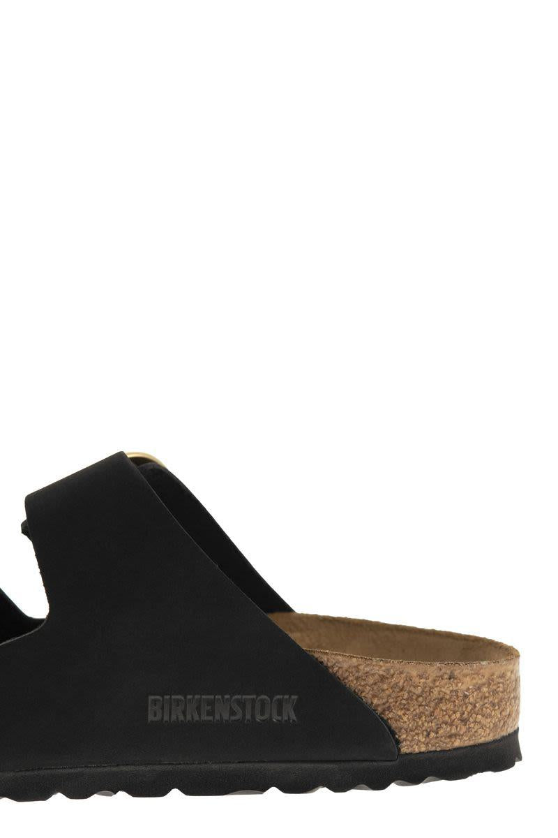 Birkenstock Arizona - Leather Slipper With Large Buckle