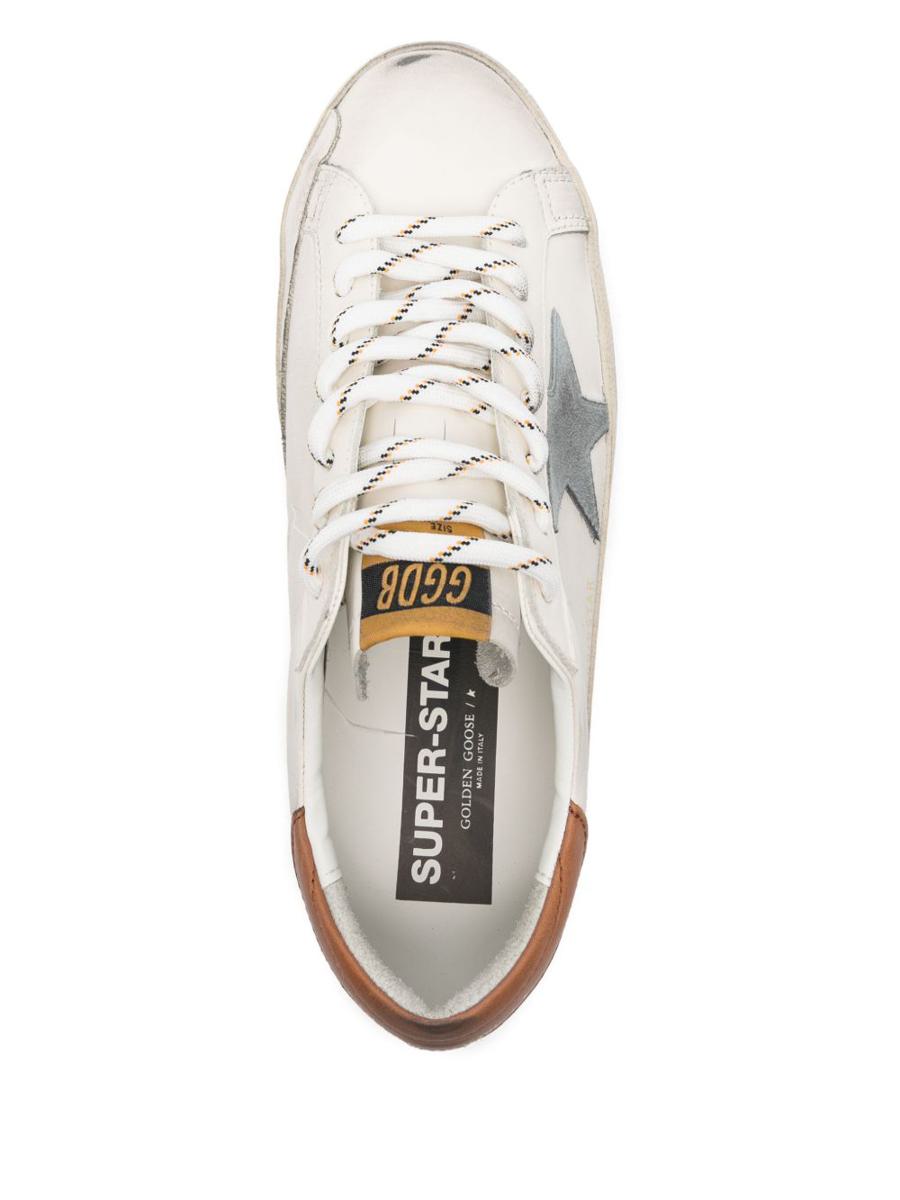 Golden Goose Sneakers 'Super-Star' In White And Orange