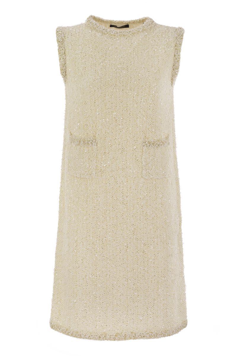Fabiana Filippi Mini Dress In Tweed-Effect Yarn