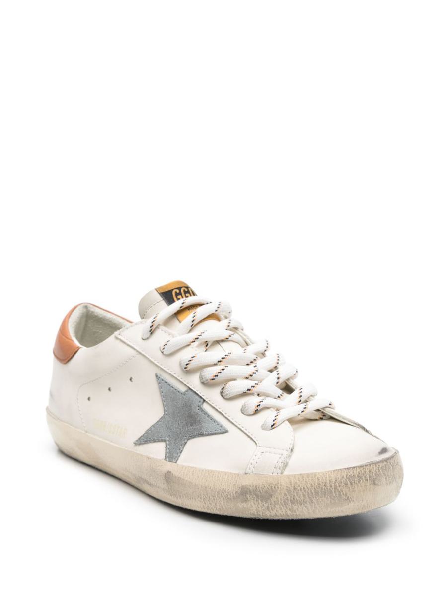 Golden Goose Sneakers 'Super-Star' In White And Orange