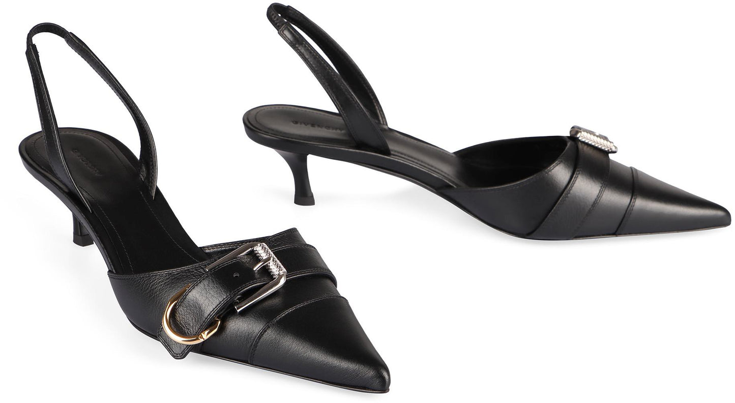Givenchy Voyou Leather Pumps