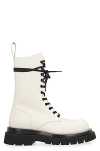Bottega Veneta Lug Lace-Up Ankle Boots