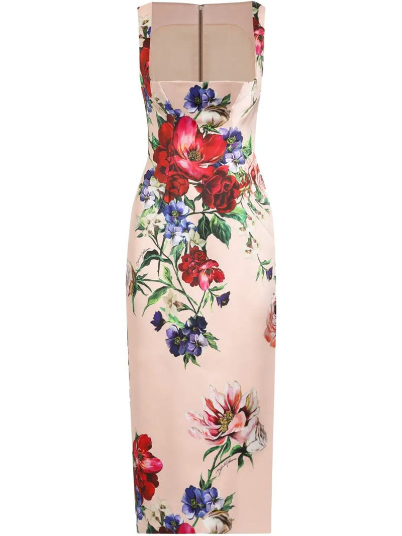 Dolce & Gabbana Floral Midi Dress