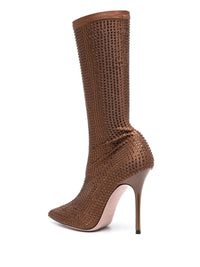 Gedebe Crystal Embellishment Heel Boots