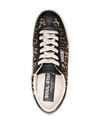Golden Goose Soul-Star Leopard Horsy Upper Leather Hf Tongue Nappa Toe And Heel