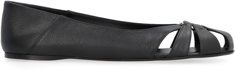 Salvatore Ferragamo Leather Ballet Flats