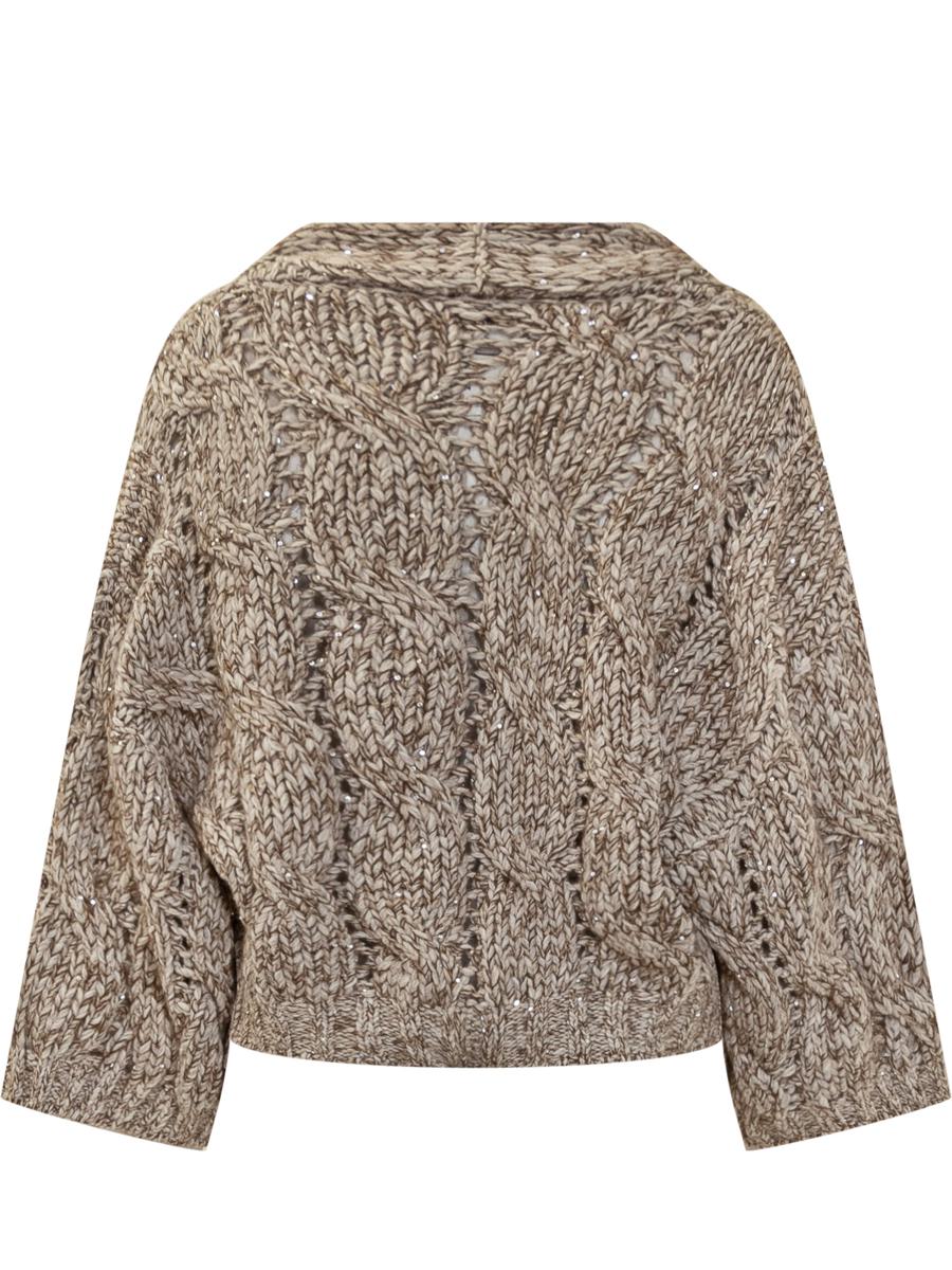 Brunello Cucinelli Brunello Cucinelli Knitted Short Cardigan