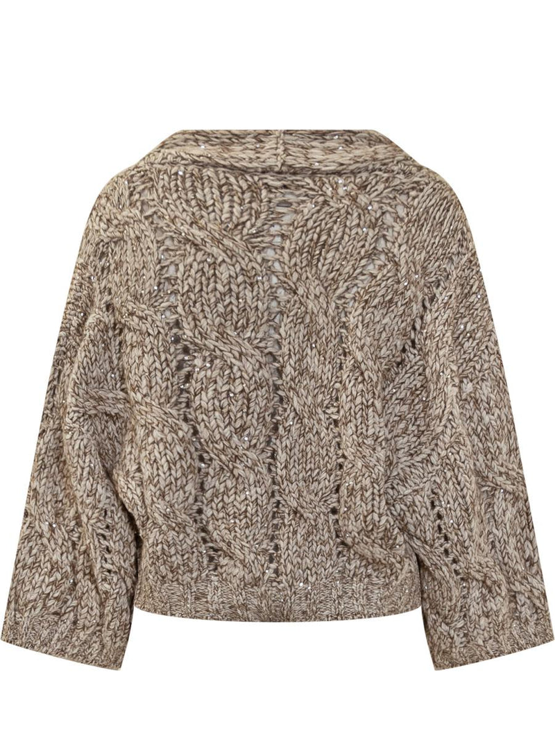 Brunello Cucinelli Brunello Cucinelli Knitted Short Cardigan