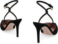 Gianvito Rossi Suede Slingback Pumps