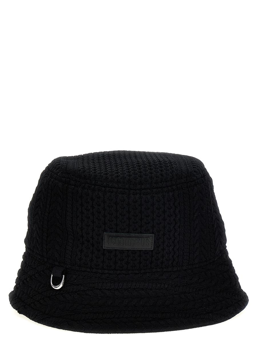 Jacquemus 'Le Bob Bordado' Bucket Hat – BALTINI Jacquemus 'Le Bob Bordado' Bucket Hat – BALTINI
