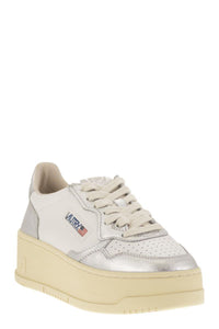 Autry Medalist Platform - Leather Trainers
