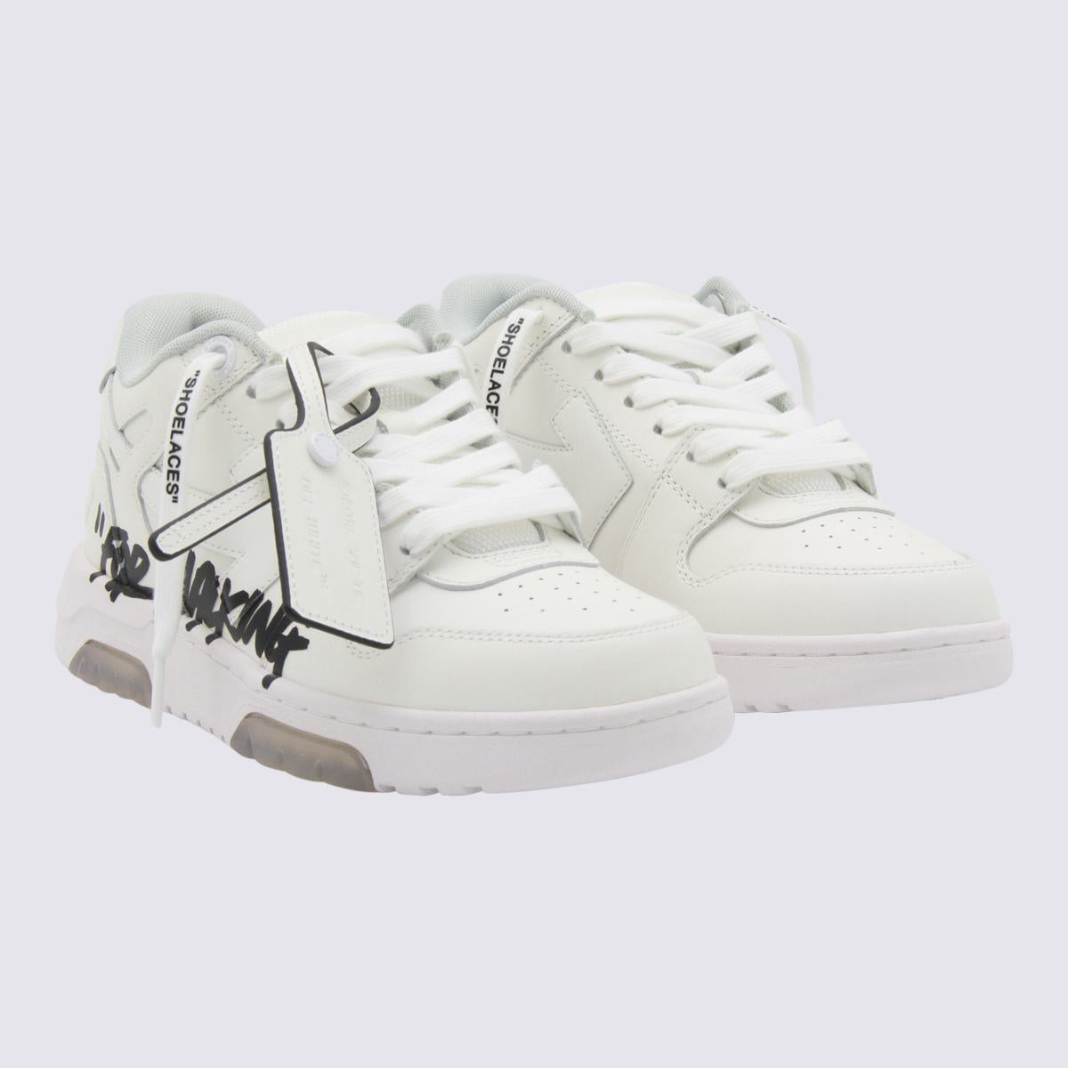 Off-White White And Black Out Of Office Sneakers