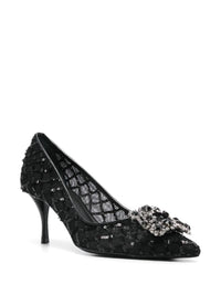 Roger Vivier Flower Strass Pumps