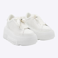 Casadei White Leather Nexus Sneakers
